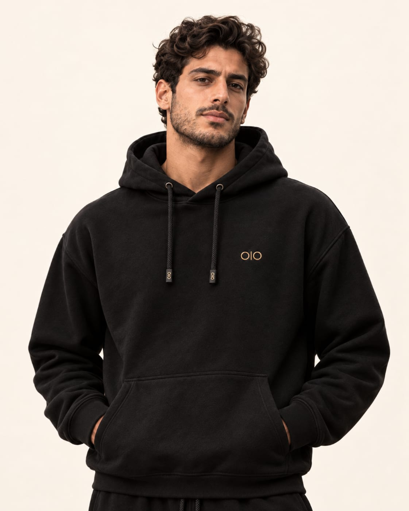 OLO Heavyweight Hoodie - Black